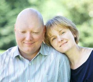 Smiling couple